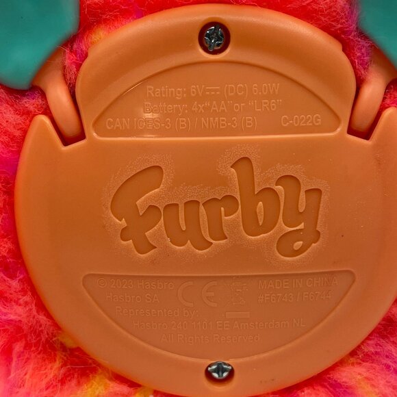 Hasbro 2023 Coral Interactive Furby Light Up Ears - tested works - furby only - Picture 5 of 6